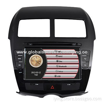 2 din HD touch screen car DVD GPS for ASX